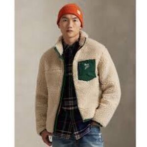 Polo Ralph Lauren Logo Pile Fleece Jacket